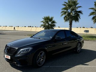 2014 Mercedes-Benz S-Класс AMG 63 AMG Long III (W222, C217), чёрный, 4500000 рублей, вид 2