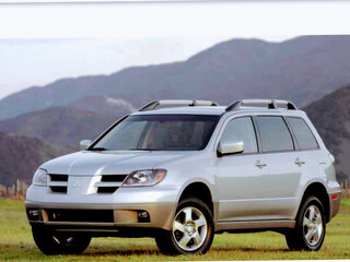 2003 Mitsubishi Outlander I, серый, 421000 рублей, вид 1