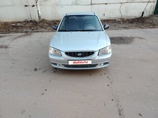 2004 Hyundai Accent ТагАЗ II, серый, 370000 рублей, вид 1
