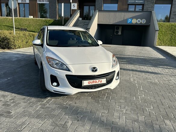 2012 Mazda 3 II (BL) Рестайлинг, белый, 1355000 рублей - вид 2