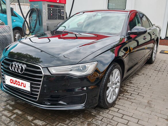 2016 Audi A6 IV (C7) Рестайлинг, чёрный, 2800000 рублей