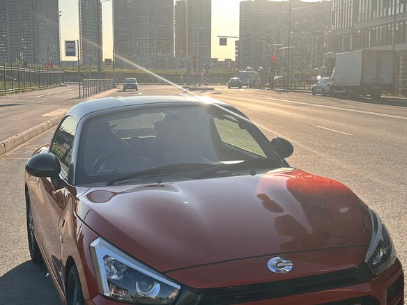 2021 Daihatsu Copen II, оранжевый, 1630000 рублей - вид 3