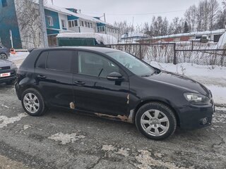2009 Volkswagen Golf VI, чёрный, 590000 рублей, вид 2