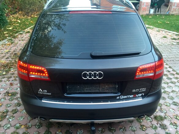 2010 Audi A6 allroad II (C6) Рестайлинг, серый - вид 2