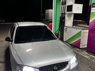 2008 Hyundai Accent ТагАЗ II, серебристый, 700000 рублей, вид 3