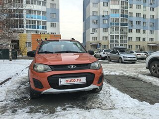 2017 Lada (ВАЗ) Kalina II, оранжевый, 720000 рублей, вид 2
