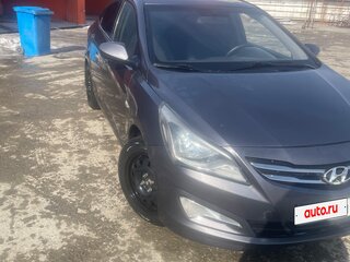 2016 Hyundai Solaris I Рестайлинг, серый, 850000 рублей, вид 1