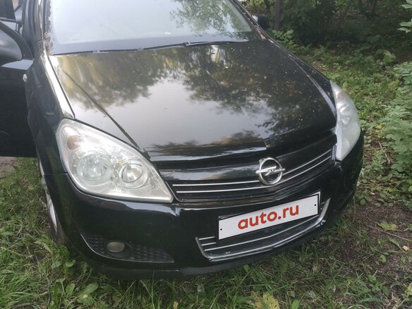 2007 Opel Astra H Рестайлинг, чёрный, 550000 рублей