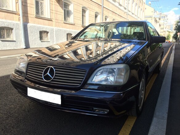 1998 Mercedes-Benz CL-Класс 500 I (C140), синий - вид 6