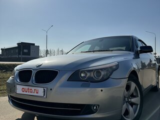 2007 BMW 5 серии 520d V (E60/E61) Рестайлинг, серебристый, 865000 рублей, вид 5