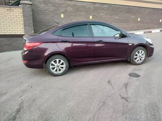 2012 Hyundai Solaris I, фиолетовый, 800000 рублей, вид 4