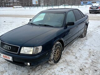 1993 Audi 100 IV (C4), синий, 300000 рублей, вид 1