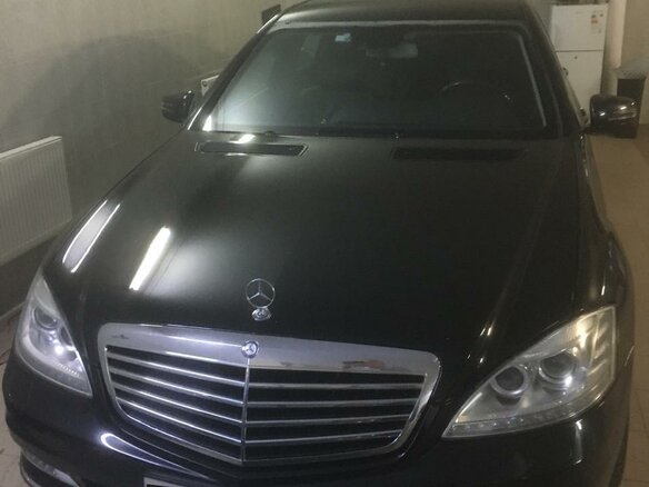 2007 Mercedes-Benz S-Класс Long 600 Guard V (W221), чёрный, 1450000 рублей