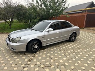 2007 Hyundai Sonata ТагАЗ IV (EF) Рестайлинг, серебристый, 320000 рублей, вид 2