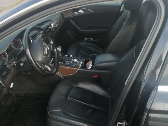 2014 Audi A6 IV (C7), чёрный, 1350000 рублей - вид 2