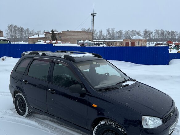 2008 Lada (ВАЗ) Kalina I, синий, 160000 рублей - вид 2