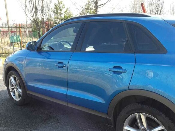 2015 Audi Q3 I (8U) Рестайлинг, голубой - вид 2