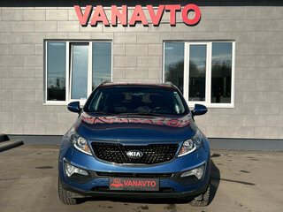 2014 Kia Sportage III Рестайлинг, синий, 1350000 рублей, вид 2