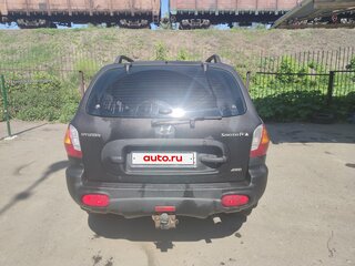 2001 Hyundai Santa Fe I, чёрный, 295000 рублей, вид 3
