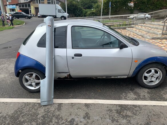 1997 Ford KA I, серебристый, 130000 рублей - вид 6
