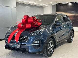 2021 Kia Sportage IV Рестайлинг, синий, 2517000 рублей, вид 1