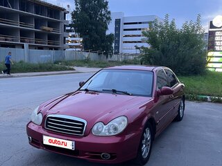 2004 Hyundai Sonata IV (EF) Рестайлинг, красный, 265000 рублей, вид 3