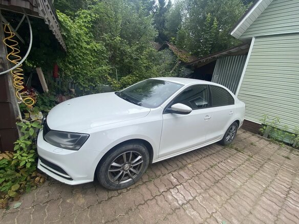 2018 Volkswagen Jetta VI Рестайлинг, белый, 1200000 рублей