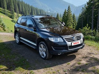 2007 Volkswagen Touareg I Рестайлинг, чёрный, 1150000 рублей, вид 2