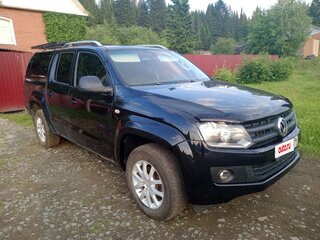 2013 Volkswagen Amarok Double Cab full-time I, чёрный, 1100000 рублей, вид 2