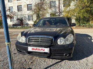 2006 Hyundai Sonata ТагАЗ IV (EF) Рестайлинг, чёрный, 370000 рублей, вид 2
