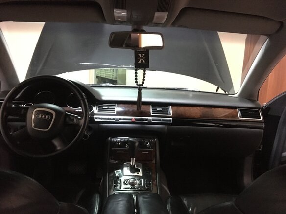 2006 Audi A8 II (D3) Рестайлинг, чёрный - вид 10