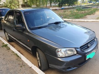 2004 Hyundai Accent ТагАЗ II, серый, 485000 рублей, вид 1
