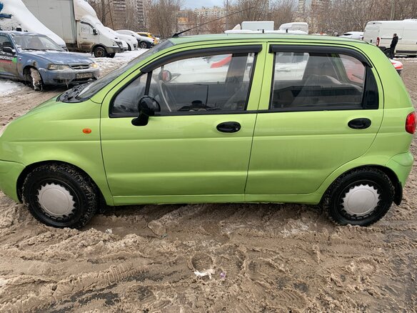 2008 Daewoo Matiz I Рестайлинг, зелёный, 290000 рублей - вид 3