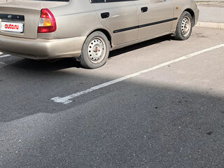 2004 Hyundai Accent ТагАЗ II, бежевый, 378101 рублей, вид 5
