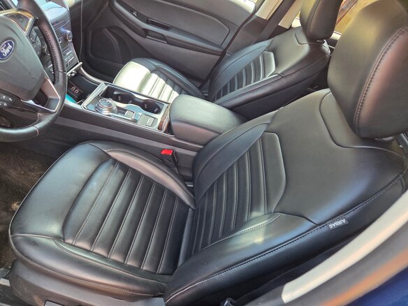 2020 Ford Edge II Рестайлинг, синий, 1700000 рублей - вид 16