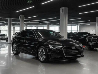 2021 Audi A6 40 TDI V (C8), чёрный, 3680000 рублей, вид 2