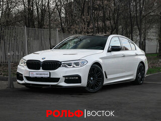 2017 BMW 5 серии 530d xDrive VII (G30/G31/G38), белый, 3699000 рублей, вид 1
