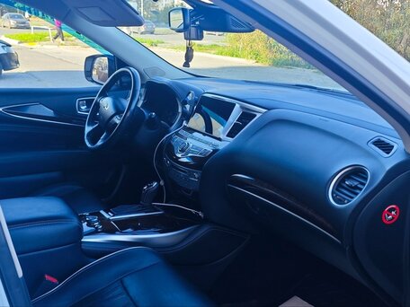 2017 Infiniti QX60 I Рестайлинг, белый, 2500000 рублей, вид 5