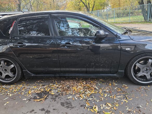 2008 Mazda 3 I (BK) Рестайлинг, чёрный, 800000 рублей - вид 3