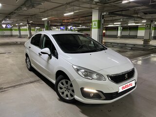 2017 Peugeot 408 I Рестайлинг, белый, 830000 рублей, вид 3