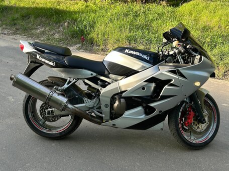 2006 Kawasaki ZZR 600, серебристый, 415000 рублей, вид 3
