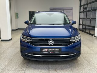 2021 Volkswagen Tiguan II Рестайлинг, синий, 2695000 рублей, вид 4