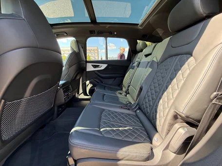 2023 Audi Q7 50 TDI II (4M) Рестайлинг, синий, 8940000 рублей, вид 5
