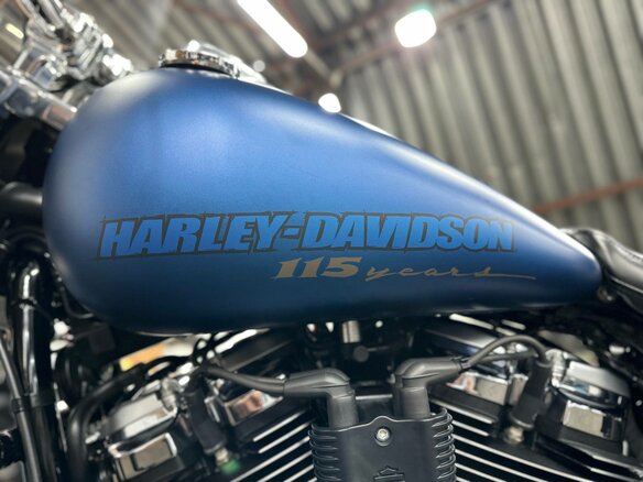 2018 Harley-Davidson Fat Boy, синий, 1990000 рублей - вид 23