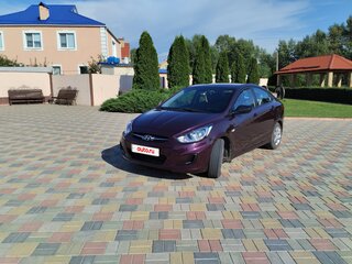 2011 Hyundai Accent IV, фиолетовый, 800000 рублей, вид 1