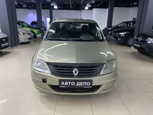 2011 Renault Logan I Рестайлинг, бежевый, 250000 рублей - вид 1