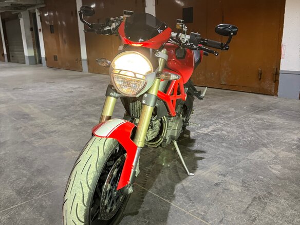 2013 Ducati Monster 1100, красный, 800000 рублей - вид 15