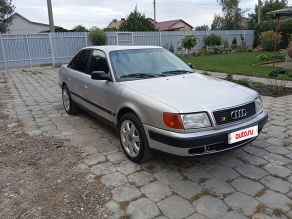 1991 Audi 100 IV (C4), серебристый, 320000 рублей - вид 2
