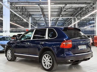 2009 Porsche Cayenne Diesel I Рестайлинг (957), синий, 1379000 рублей, вид 4