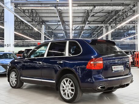 2009 Porsche Cayenne Diesel I Рестайлинг (957), синий, 1379000 рублей, вид 4